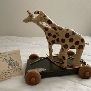 Giraffe Pull Toy by Workshops of Gerald E Henn